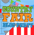 country fair blog party button